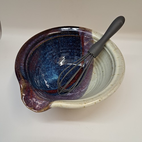 #250715 Mixing Bowl With Whisk $18 at Hunter Wolff Gallery
